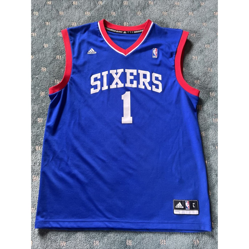 Adidas Michael Carter Williams 76ers NBA Basketball Men’s Large Jersey
